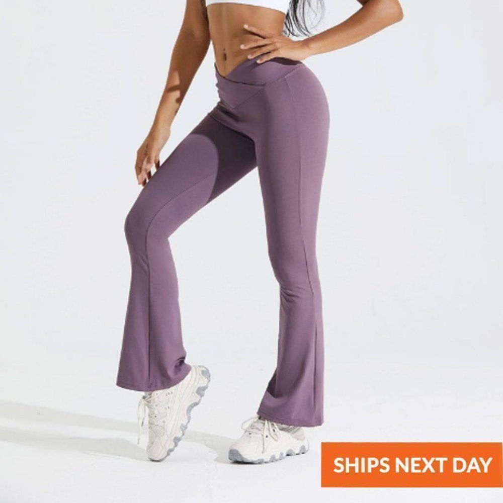 Flare Crossover Legging - Flare legging - Crossover Legging